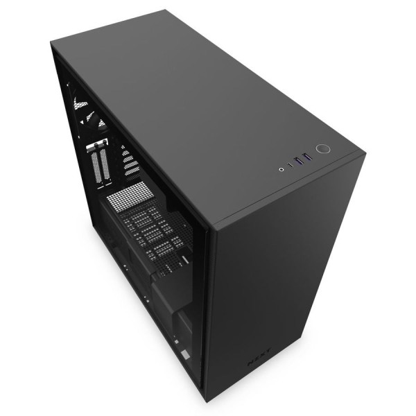 NZXT CA-H710I-B1 H710i Mid Tower Black Casing with Smart Device 2