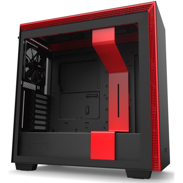 NZXT CA-H710I-BR H710i Black/Red Chassis with Smart Device 2
