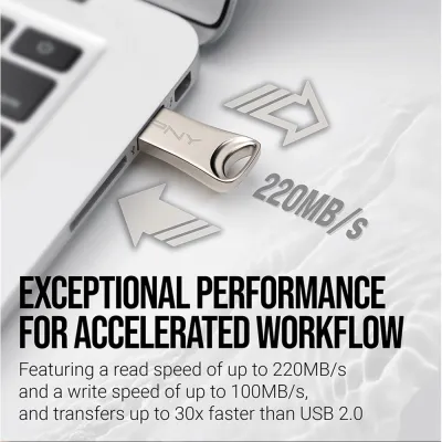 image of PNY Elite-X 128GB USB 3.2 Pen Drive with Spec and Price in BDT