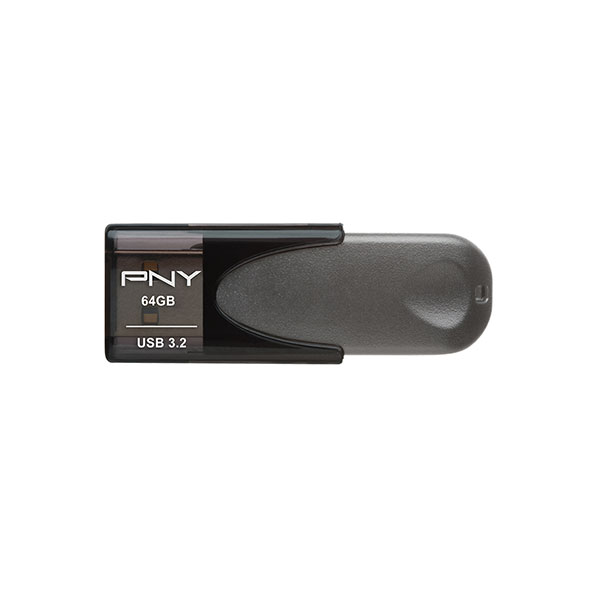 PNY 32GB Attaché 4 USB 2.0 Flash Drive 5-Pack,Black & 64GB