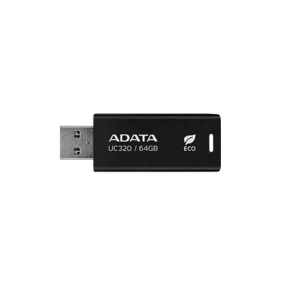 ADATA UC320 64GB USB 3.2 Pen Drive - Black image of ADATA UC320 64GB USB 3.2 Pen Drive - Black with Spec and Price in BDT
