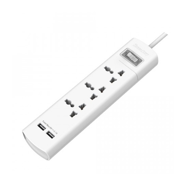 image of Huntkey SZM 307 3-Ports Power Strip with Spec and Price in BDT