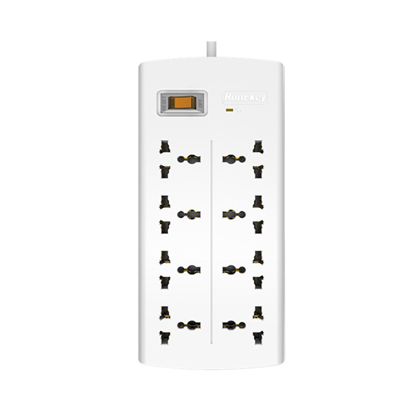 image of Huntkey SZM 804 8-Port Surge Protection Power Strip with Spec and Price in BDT