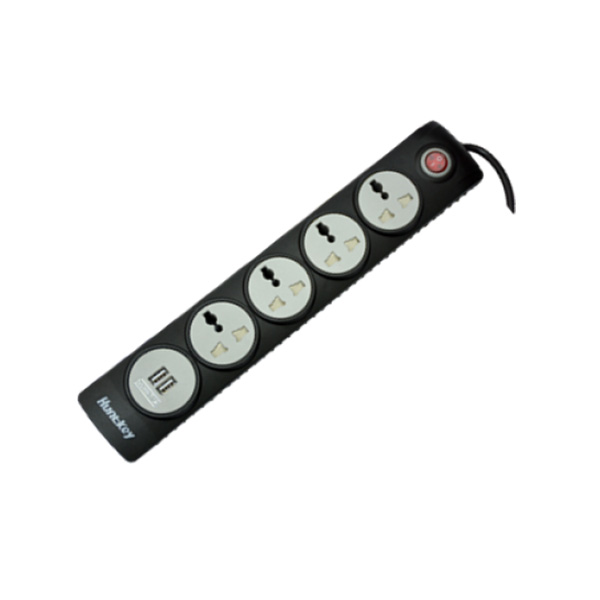 image of Huntkey SZN 507 4-Ports Power Strip with Spec and Price in BDT