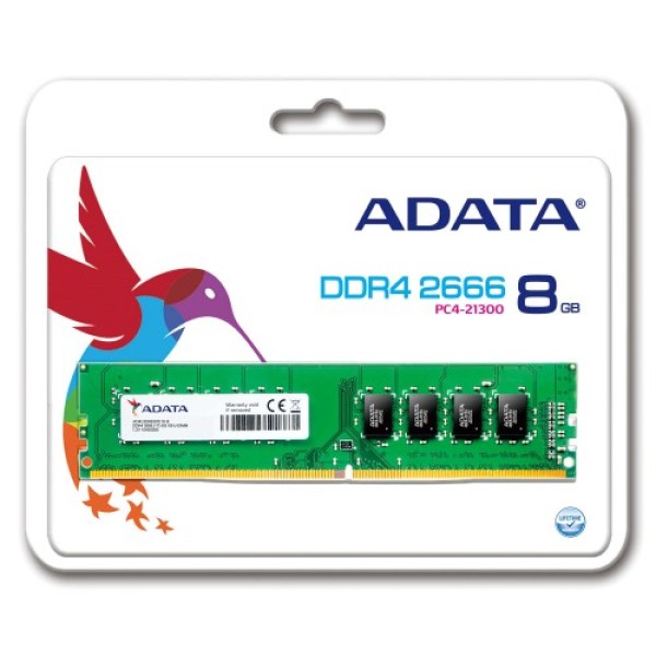 image of Adata DDR4 8 GB 2666 MHz Desktop RAM with Spec and Price in BDT