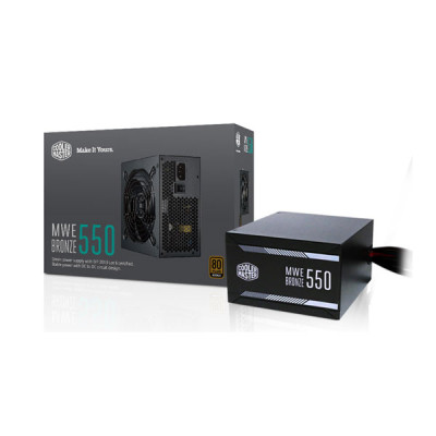 image of Cooler Master MPE-5501-ACABW-BIN MWE 550W (80+ Bronze) Power Supply with Spec and Price in BDT