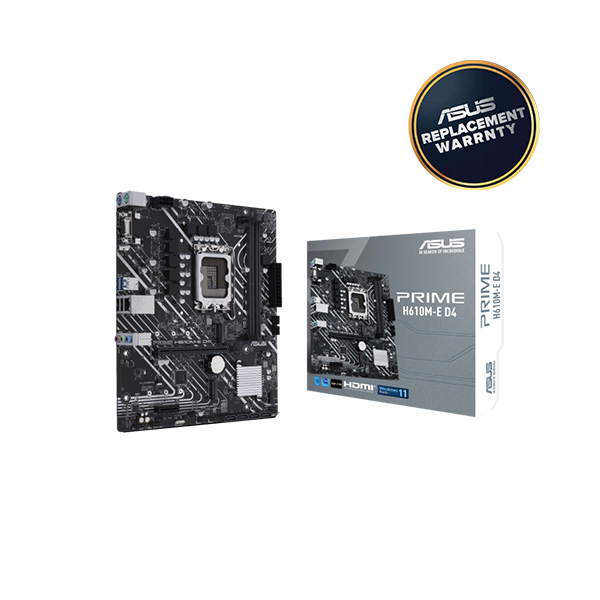 image of Asus PRIME H610M-E D4 micro ATX Motherboard with Spec and Price in BDT
