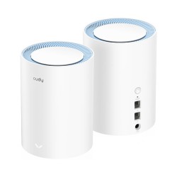 product image of CUDY M1200 (2-Pack) AC1200 Dual Band Whole Home Wi-Fi Mesh Router with Specification and Price in BDT