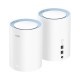 CUDY M1200 (2-Pack) AC1200 Dual Band Whole Home Wi-Fi Mesh Router