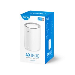 product image of Cudy M1800 1-Pack AX1800 Whole Home Mesh Dual Band Gigabit WiFi Router with Specification and Price in BDT