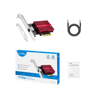 CUDY PE10G 10 Gbps PCI-E Ethernet Adapter image of CUDY PE10G 10 Gbps PCI-E Ethernet Adapter with Spec and Price in BDT