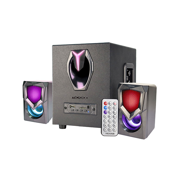 image of Microlab G101BT 2.1 Multimedia RGB Gaming Speaker with Spec and Price in BDT
