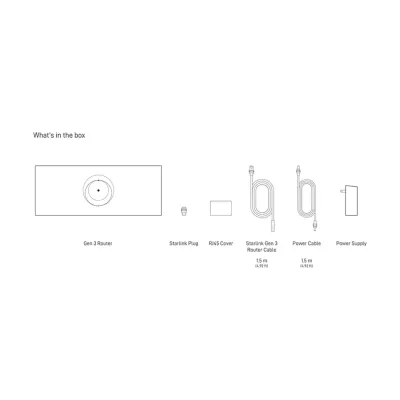 image of Starlink Gen 3 Mesh Tri-Band Wi-Fi 6 Router with Spec and Price in BDT