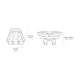 Starlink Standard Roof Rack Mount for Standard Kit