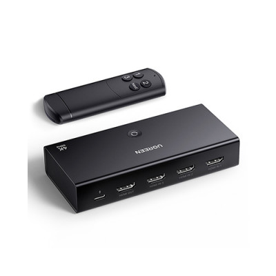 image of Ugreen CM598 (15376) 4k 60Hz 3 In 1 Out HDMI Splitter with Spec and Price in BDT