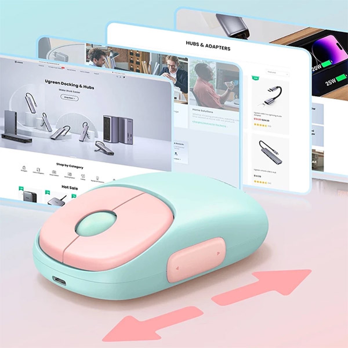 UGREEN MU102 (15722) FUN+ Wireless Mouse Price in BD