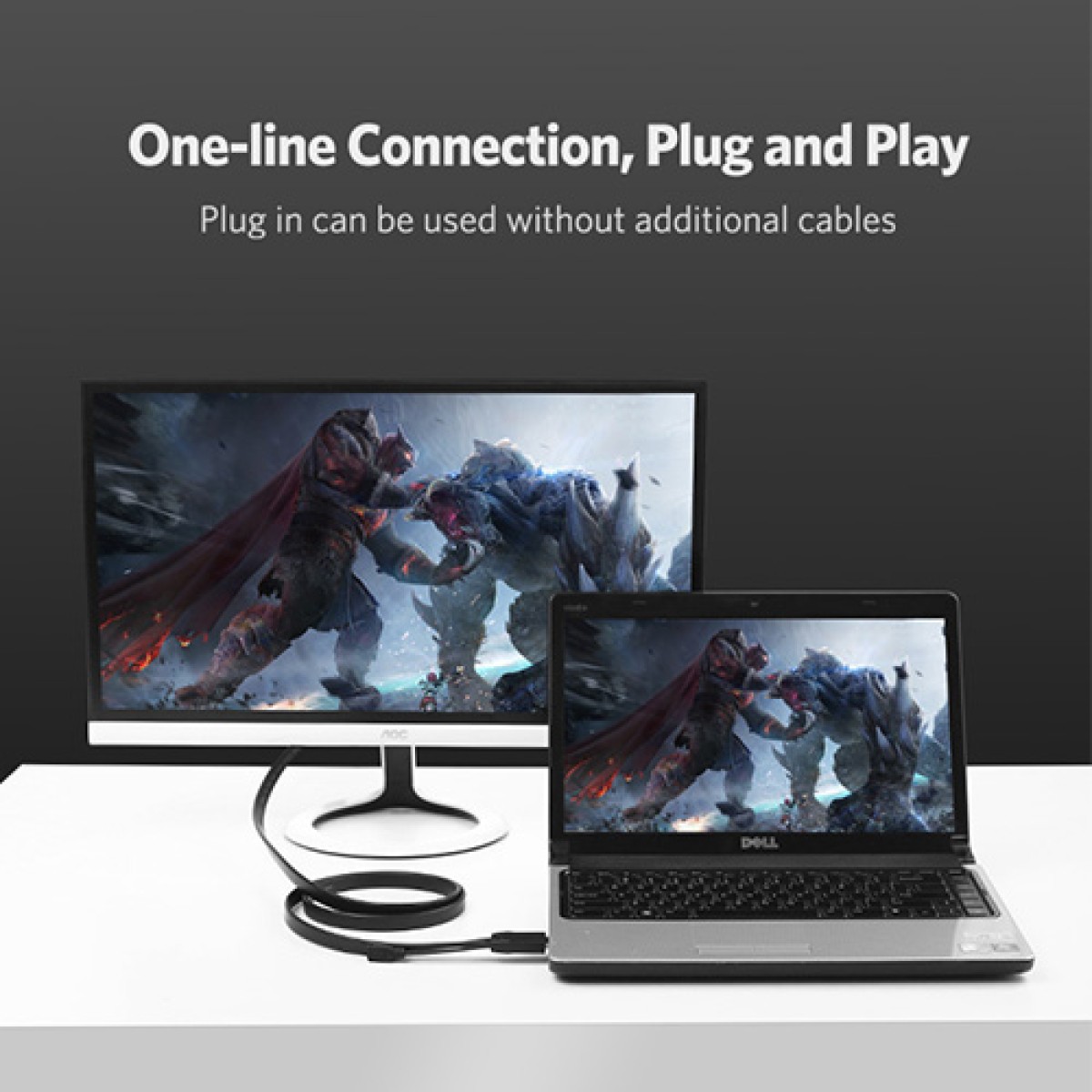 UGREEN MM101 (30449) HDMI to VGA Converter Cable Price in BD