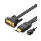 UGREEN MM101 (30449) HDMI to VGA Converter Cable - 1.5M UGREEN MM101 (30449) HDMI to VGA Converter Cable - 1.5M