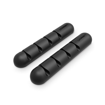 image of UGREEN LP114 (30762) Cable Organizer 2 Pack - Black with Spec and Price in BDT
