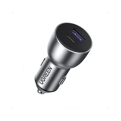 UGREEN CD213 (60980) 60W 2-Port Fast Car Charger image of UGREEN CD213 (60980) 60W 2-Port Fast Car Charger with Spec and Price in BDT