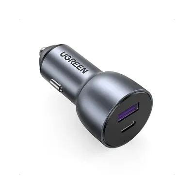 UGREEN CD213 (60980) 60W 2-Port Fast Car Charger image of UGREEN CD213 (60980) 60W 2-Port Fast Car Charger with Spec and Price in BDT
