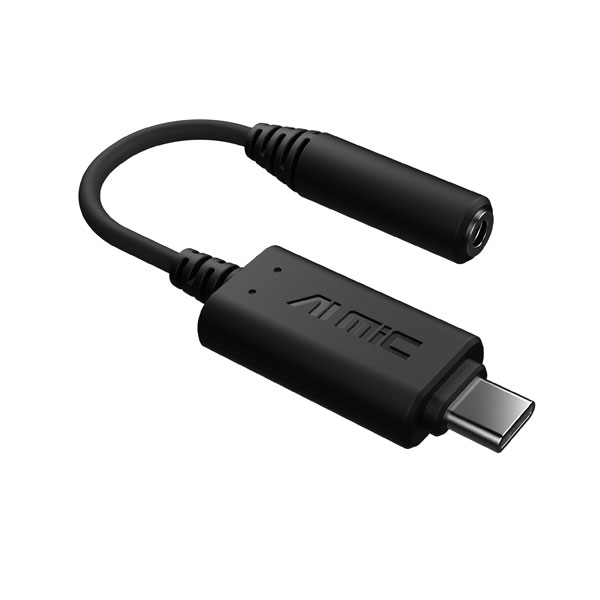 image of ASUS AI Noise-Canceling Mic Adapter with USB-C to 3.5 mm with Spec and Price in BDT