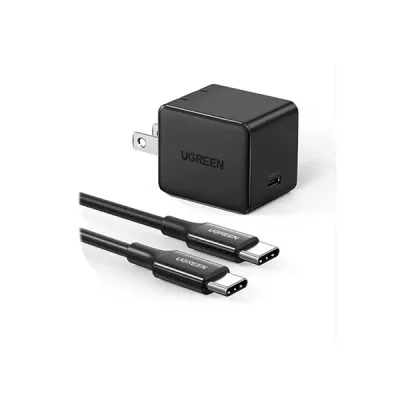 image of UGREEN CD250 (50576) 25W PD Fast Charger+USB Cable - US with Spec and Price in BDT