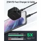UGREEN CD250 (50577) 25W PD Fast Charger+USB Cable - UK