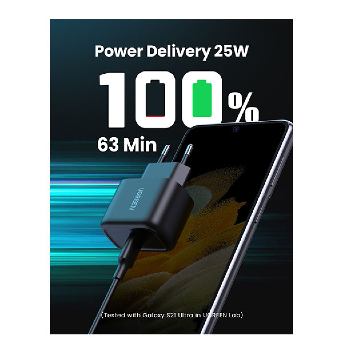UGREEN CD250 (50581) 25W PD Mini Fast Charger Price in BD