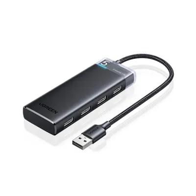 image of UGREEN CM653 (15548) 4-Port USB-A 3.0 Hub With USB-C Power Supply with Spec and Price in BDT