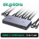 UGREEN CM695 (25962) 2 In 1 Out DisplayPort KVM Switch