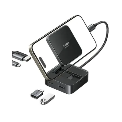 image of UGREEN CM801 (35590) Multifunction 4-in-1 USB-C Hub with Spec and Price in BDT
