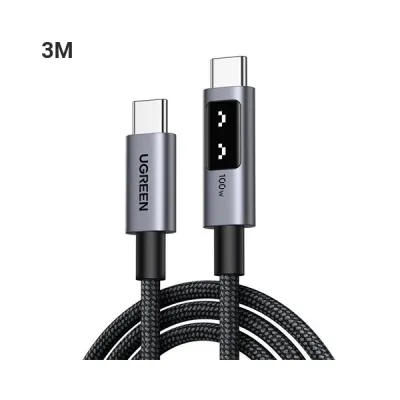 image of UGREEN L509 (35513) Uno USB-C to USB-C PD Fast Charging Cable - 3M with Spec and Price in BDT