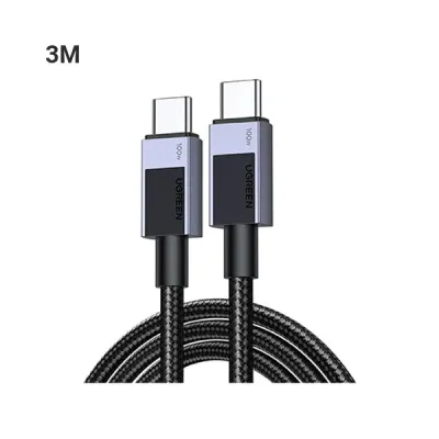 image of UGREEN L512 (45065) USB-C to USB-C PD Fast Charging Cable - 3M with Spec and Price in BDT