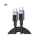 UGREEN L512 (45065) USB-C to USB-C PD Fast Charging Cable - 3M