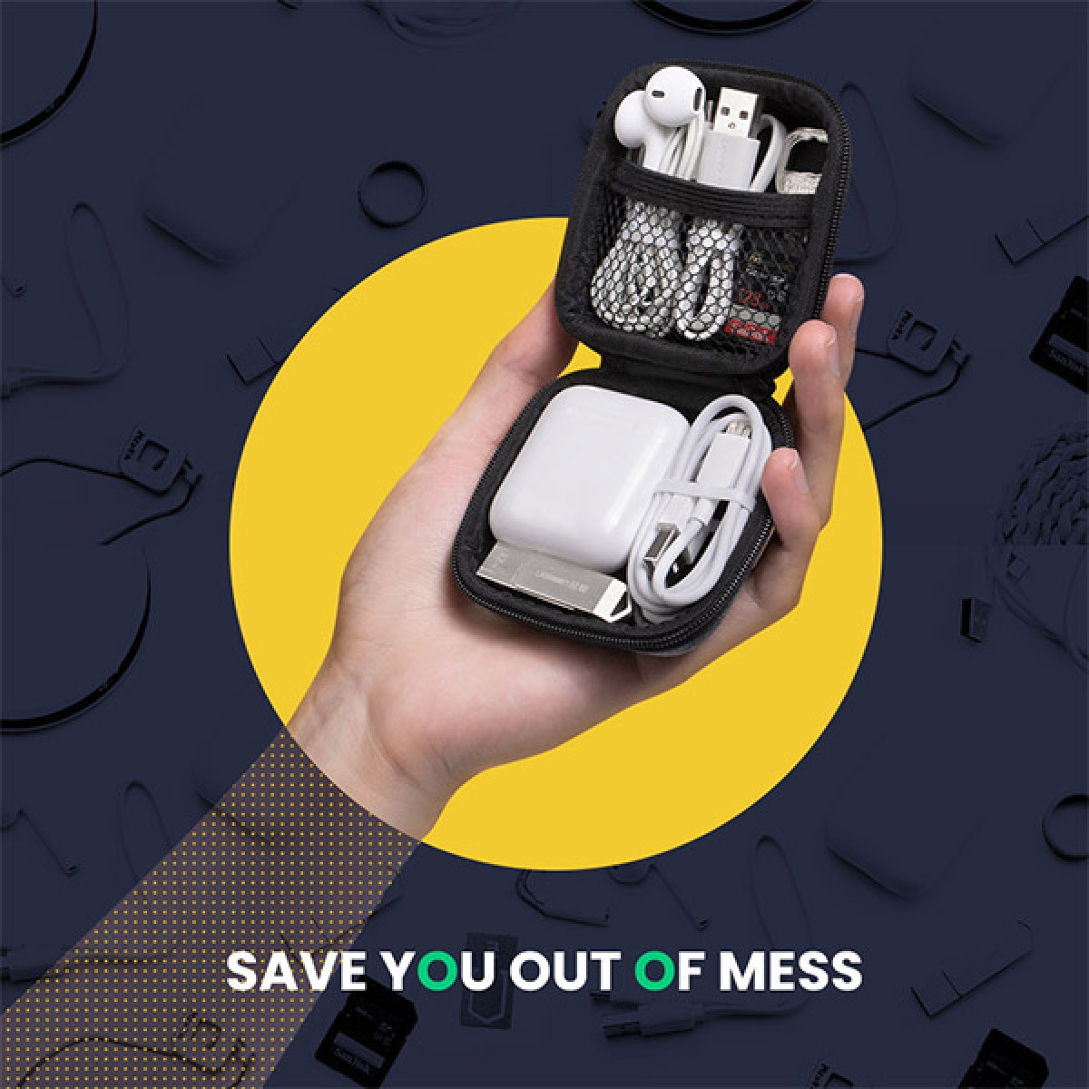 UGREEN LP128 (70577) Earphone Carrying Case Bag Price in BD