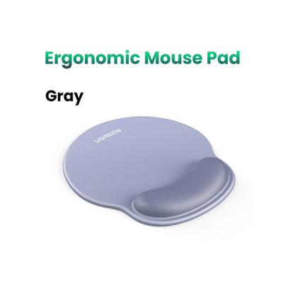 image of UGREEN LP668 (25244) Ergonomic Mouse Pad - Gray with Spec and Price in BDT