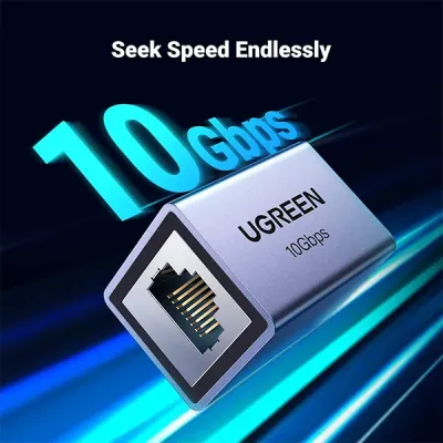 image of UGREEN NW261 (15117) RJ45 Ethernet Connector - 1 Pack with Spec and Price in BDT
