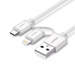 UGREEN 30670 USB 2.0 to Mirco USB Lightning Braid 1.5M