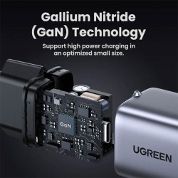 product image of UGREEN CD319 (90666) Nexcode 30W Mini PD USB-C Wall Charger with Specification and Price in BDT