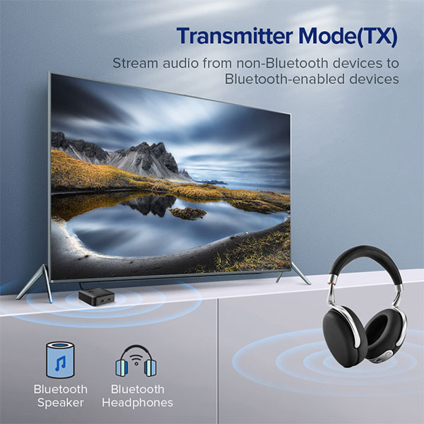 image of UGREEN CM144 (70158) Bluetooth AptX Transmitter Receiver with Spec and Price in BDT