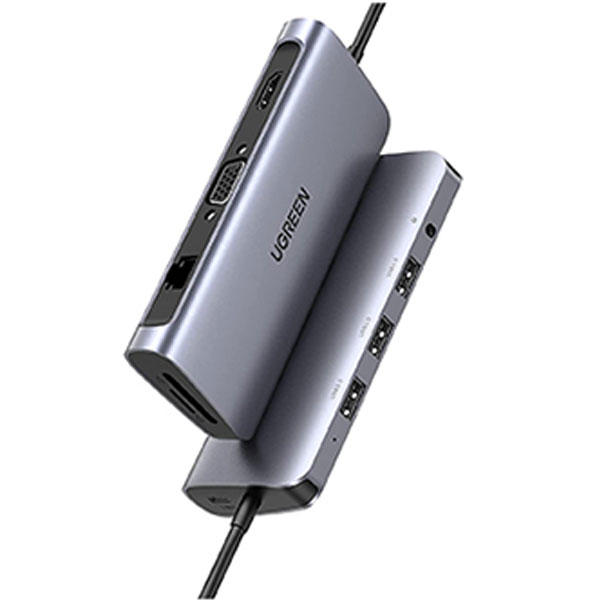 image of UGREEN CM179 (80133) 10-in-1 USB-C Multifunction HUB with Spec and Price in BDT
