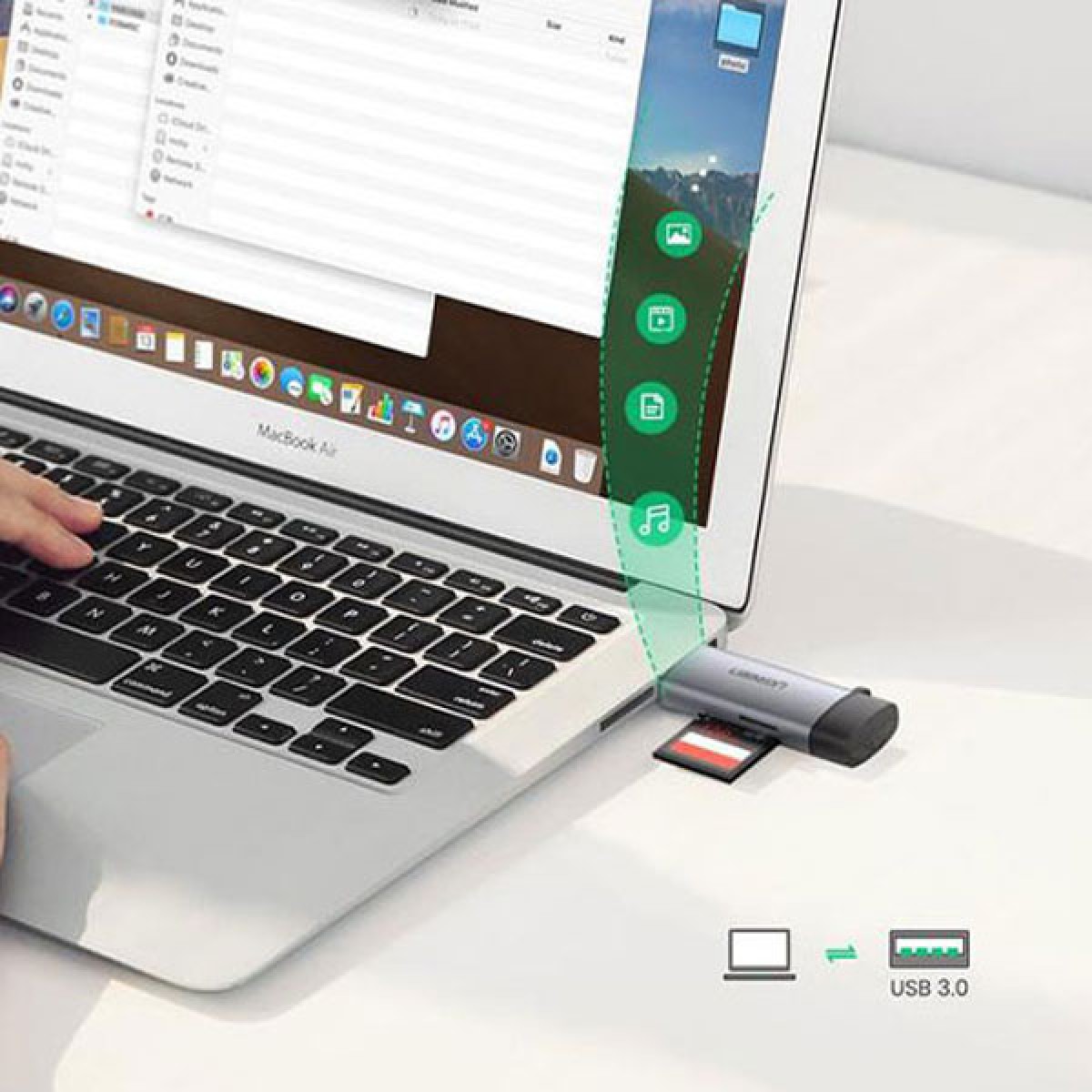 UGREEN 50706 2in1 USB C OTG Card Reader price in BD