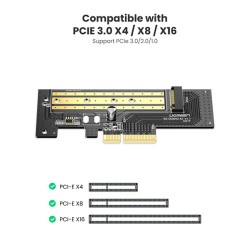 product image of UGREEN CM302 (70503) M.2 NVMe to PCIe3.0x4 Express Card Adapter with Specification and Price in BDT