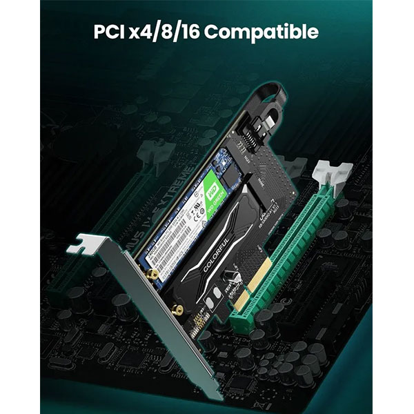 image of UGREEN CM302 (70504) M.2 PCIe 3.0X4 Express Card with Spec and Price in BDT