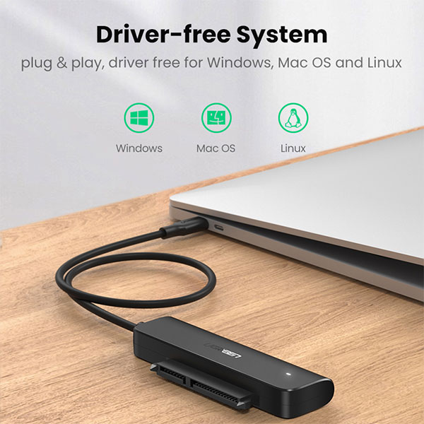 image of UGREEN CM321(70610) USB-C to 2.5-Inch SATA Converter with Spec and Price in BDT