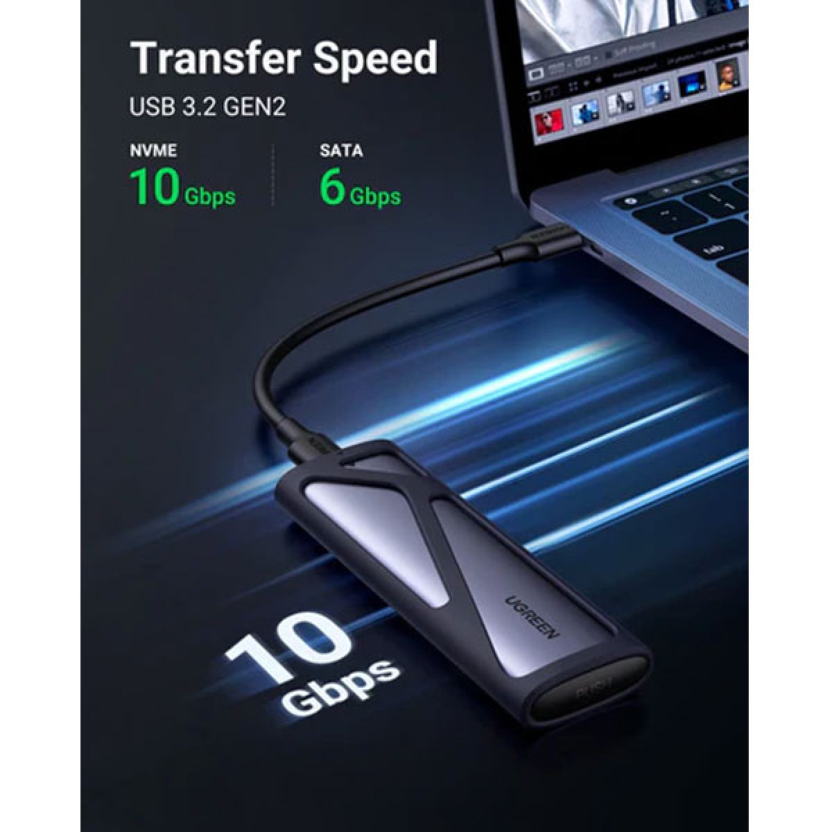 UGREEN CM400 (90264) M.2 NVMe/SATA SSD Enclosure Price in BD