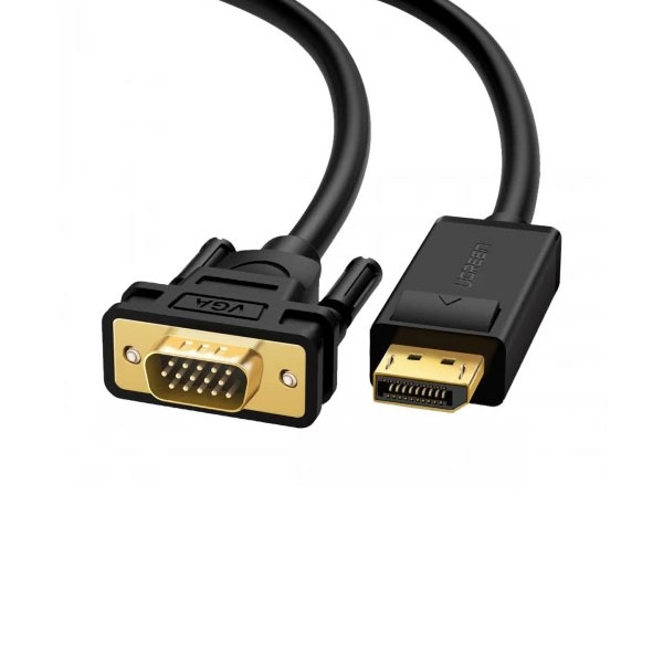 image of UGREEN DP105 (10247) DisplayPort Male to VGA Male Cable - 1.5M with Spec and Price in BDT