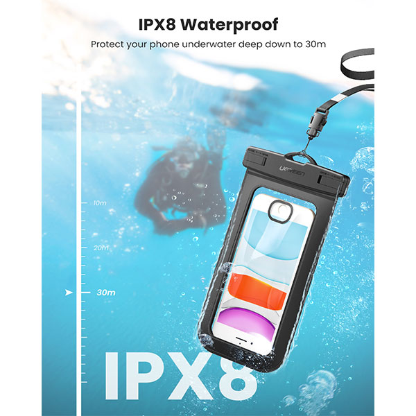 image of UGREEN LP186 (50919) Waterproof Case for Phone with Spec and Price in BDT
