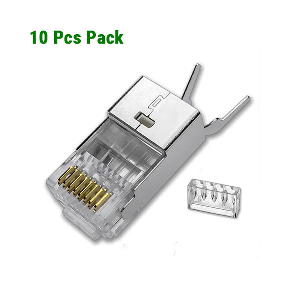 image of UGREEN NW193 (50634) CAT 7 FTP RJ45 Connector - 10 Pack with Spec and Price in BDT